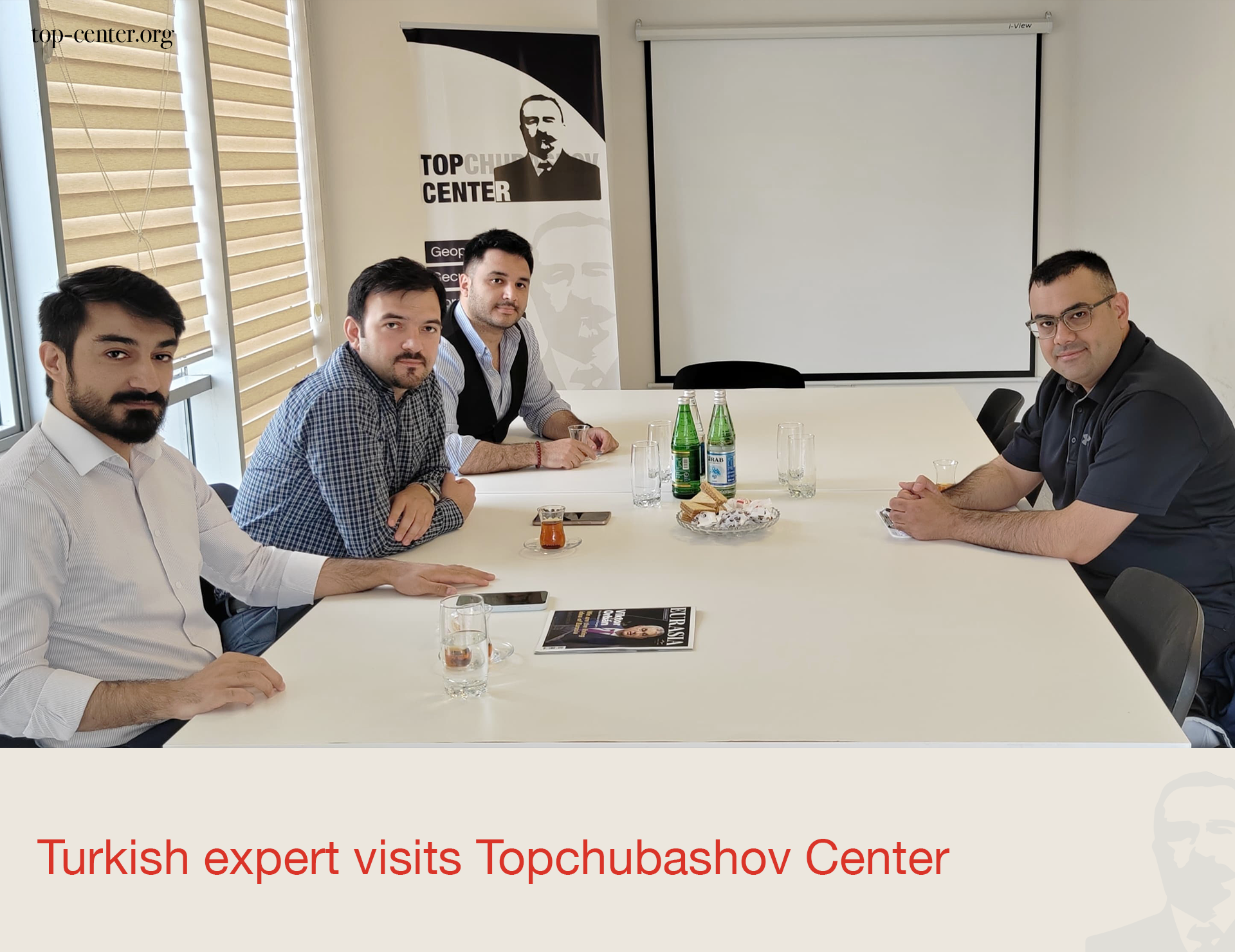 Turkish expert visits Topchubashov Center