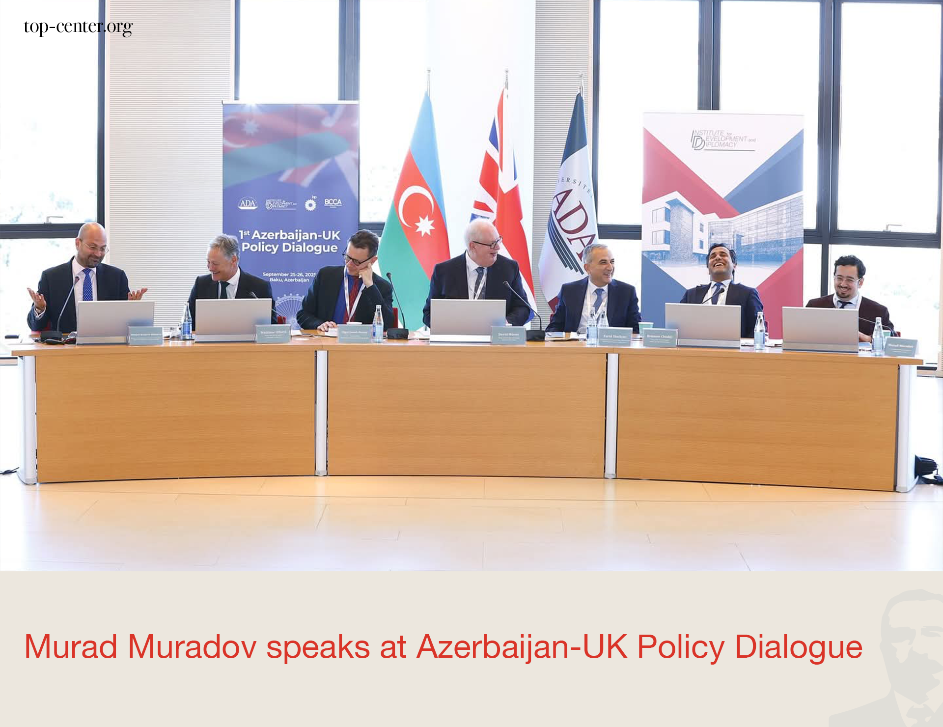 Murad Muradov speaks at Azerbaijan-UK Policy Dialogue