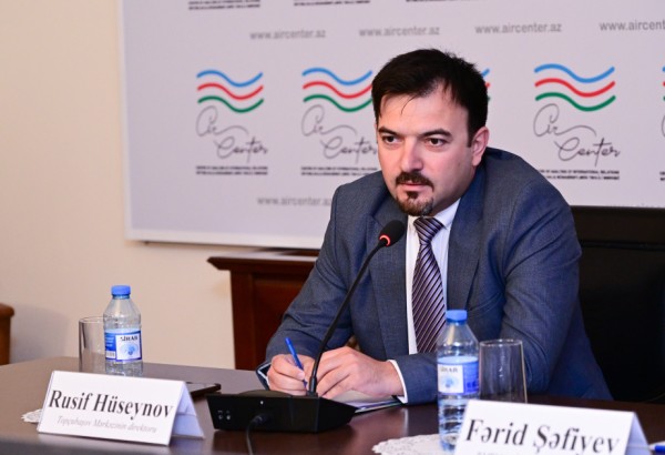Rusif Huseynov participates in conference on "Azerbaijan as a Middle Power"