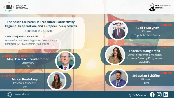 Topchubashov Center and IDM to hold a roundtable discussion