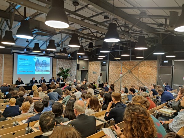 Murad Muradov speaks in conference in France